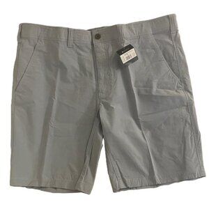 Eddie Bauer Mens Voyager Flex Chino Shorts Gray Size 40 Classic Fit NWT